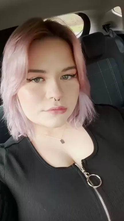 Ready for some roadhead by your big titty goth teen?