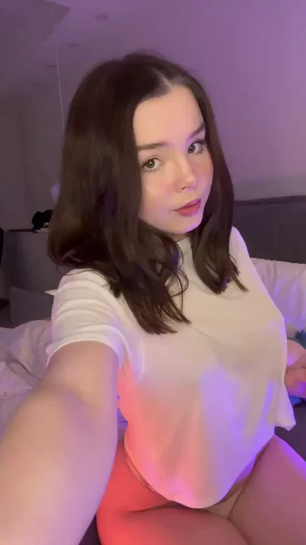 Barely Legal Babe's Thigh-High Tease: Wanna Ride This Ride?