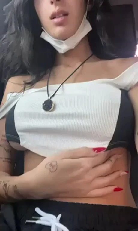 Uber Boob Tease: Slutty Passenger Pops 'Em Out