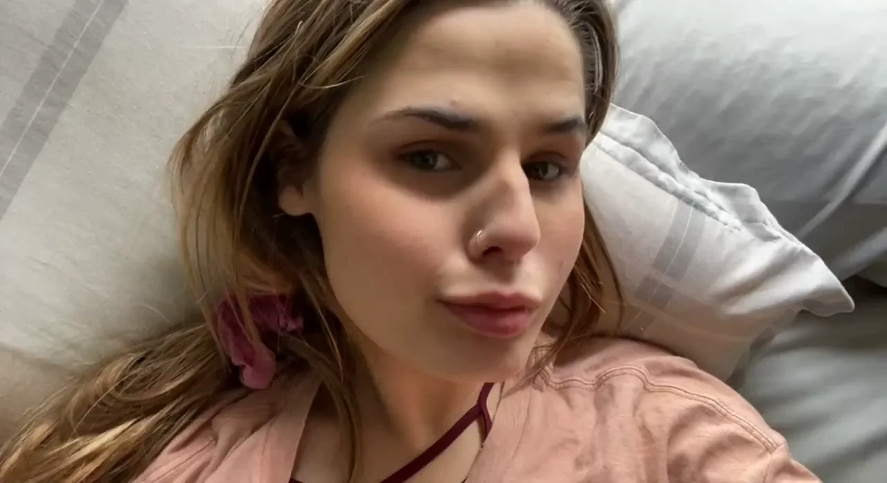 Hubbys not here! Quick! Lick my titties