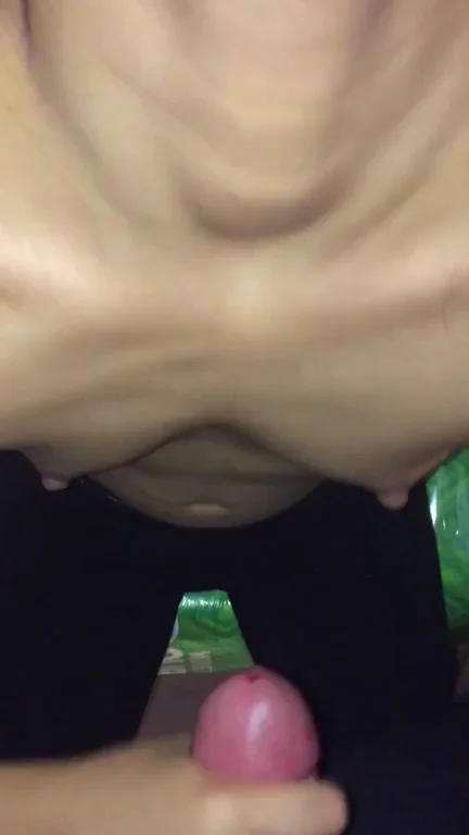 Prime POV: Chick's Tiny Tits & Handjob Cum Blast! 💦🍆