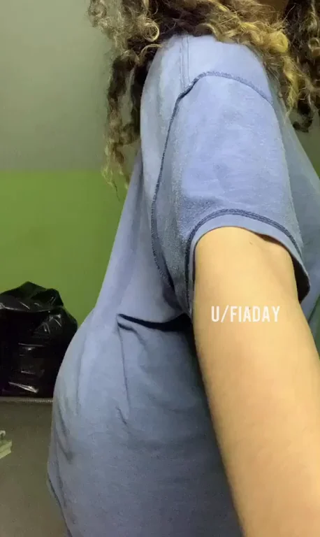 My round ass and I wish you a great Friday