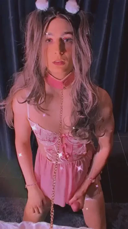 Little pink dress (X-Post /r/sissy_bdsm)
