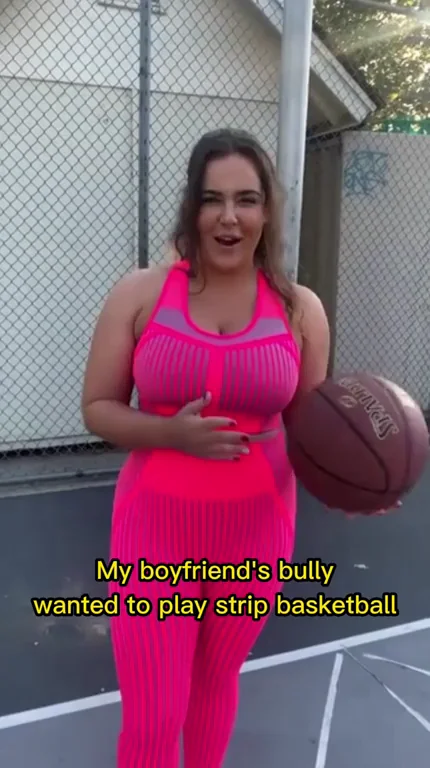 Natasha Nice's Huge Tits Latina Slut Loses Strip Hoops to BF's Bully 🏀🍑💦