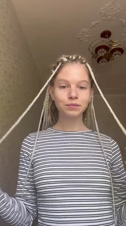 Petite Teen's Tiny Tits Beg for Daddy's Rough Hands