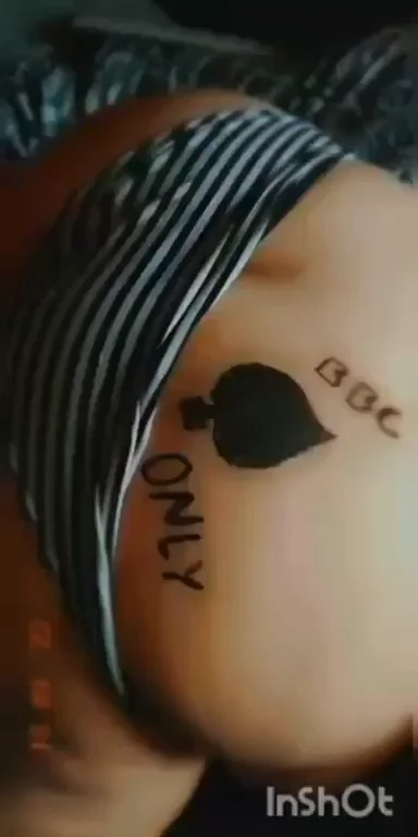 My sissy cuck stole my eyeliner and drew on my ass to remind himself why he's locked up. How long should I leave him caged this time? He's currently on day three and already begging. â¤ï¸â™ ï¸👆‘