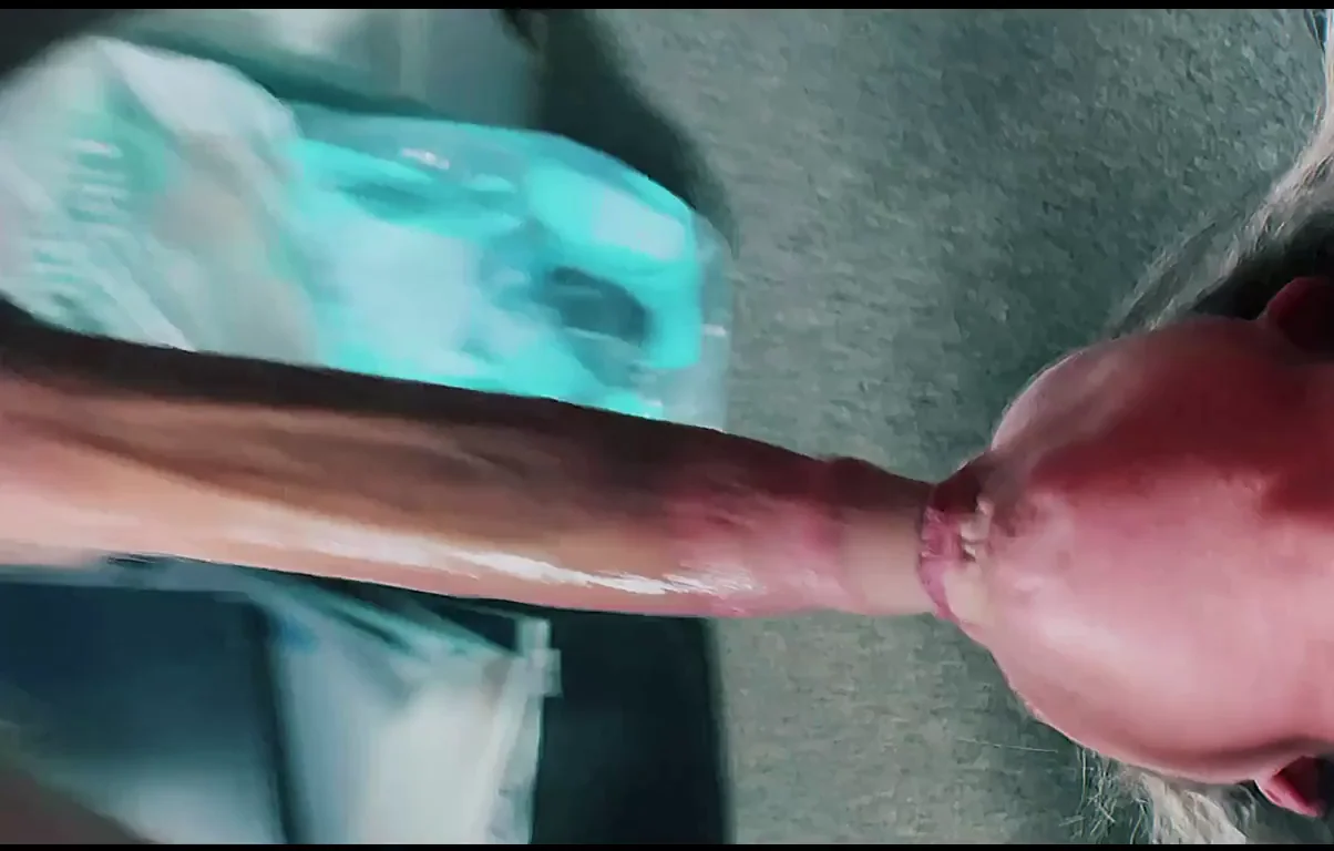 Love feeling this cock deep down my slutty throat