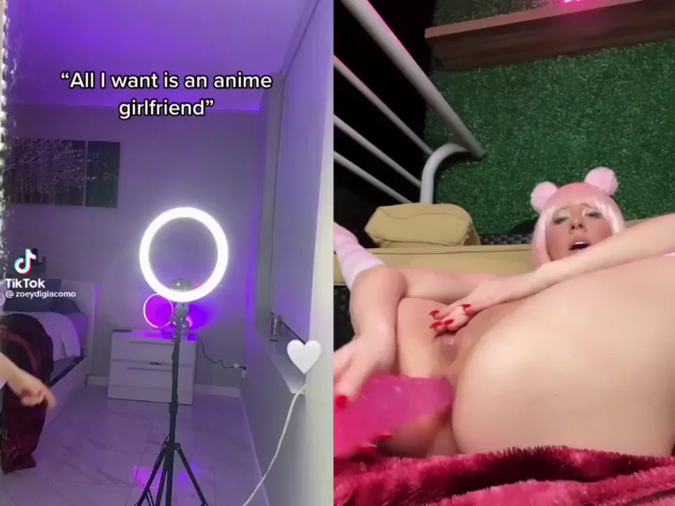TikTok Tease vs Reddit Slut: Pink Bunny's Dripping Reveal
