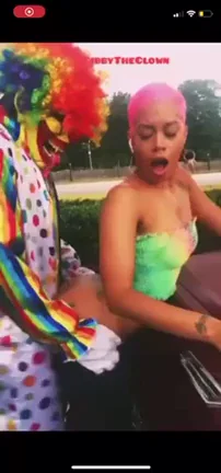 Clown World Fuck Fest: Ebony Babe Bent Over Car in Doggy 🍆🤡🚗