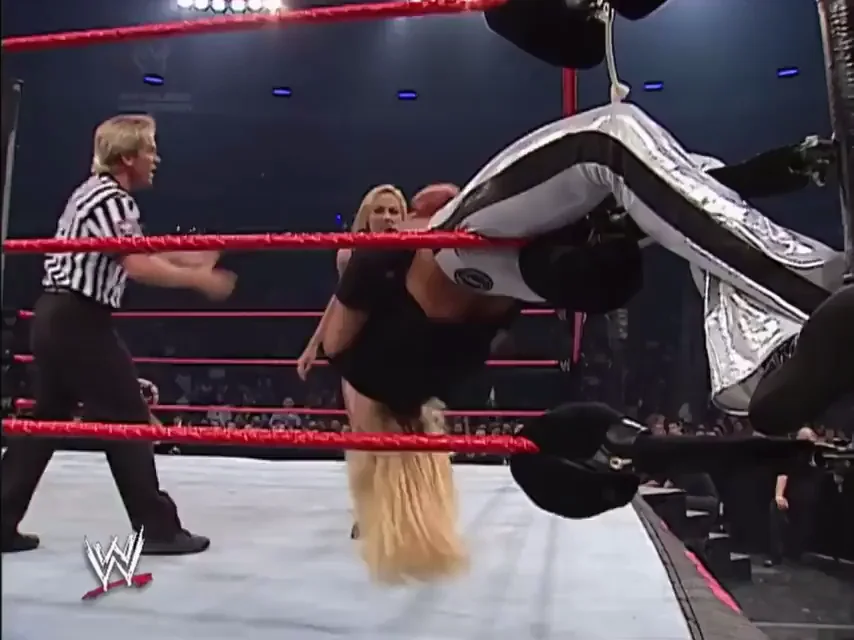 Trish Stratus Big Tits Wrestling Slut Gets Pinned Hard