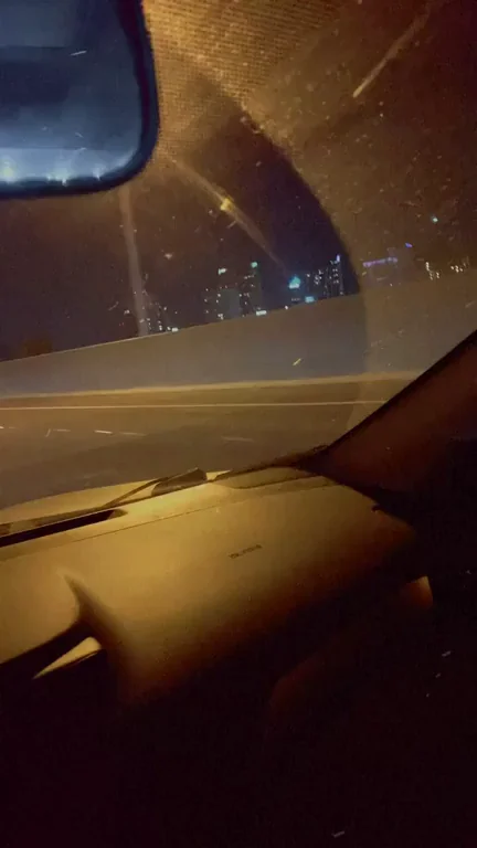 She couldn't wait until we got home from the beach|