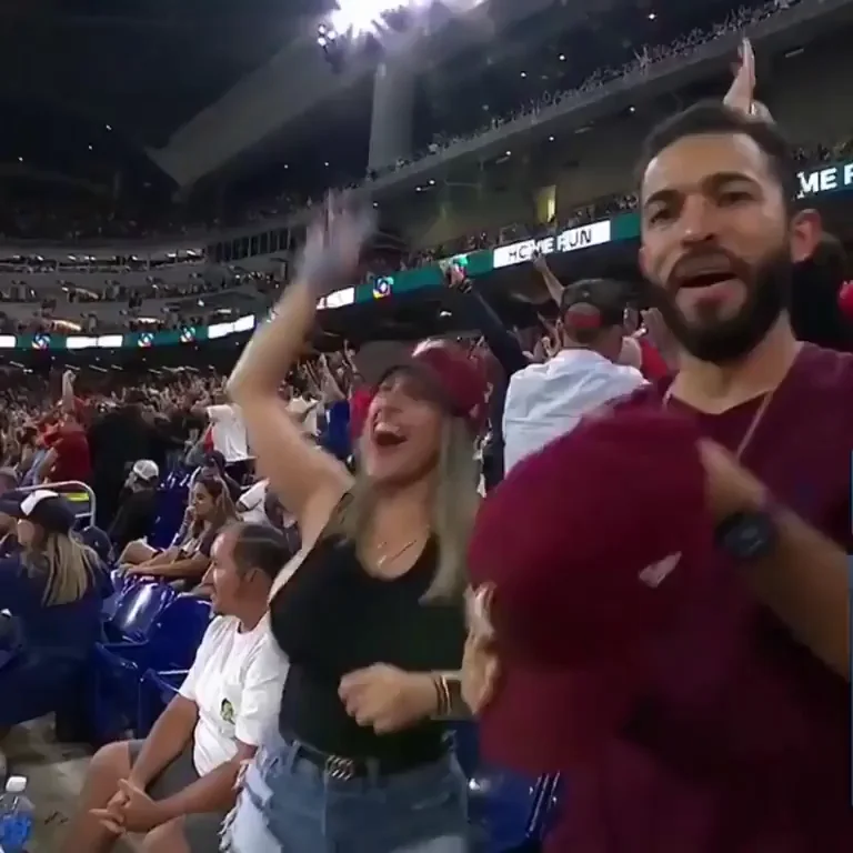 From the Venezuela-USA game