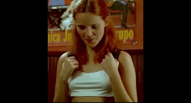 🔥 Carolina Bona's Perky Nipple Tease in Tight White Top 😈