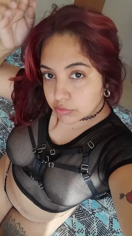 Goth Bad Bitch Teasing Her Tits 😈🔥