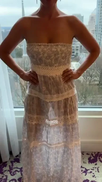 Slip 'N Tease: Lacy See-Through Slut Drops the Sheer Bombshell