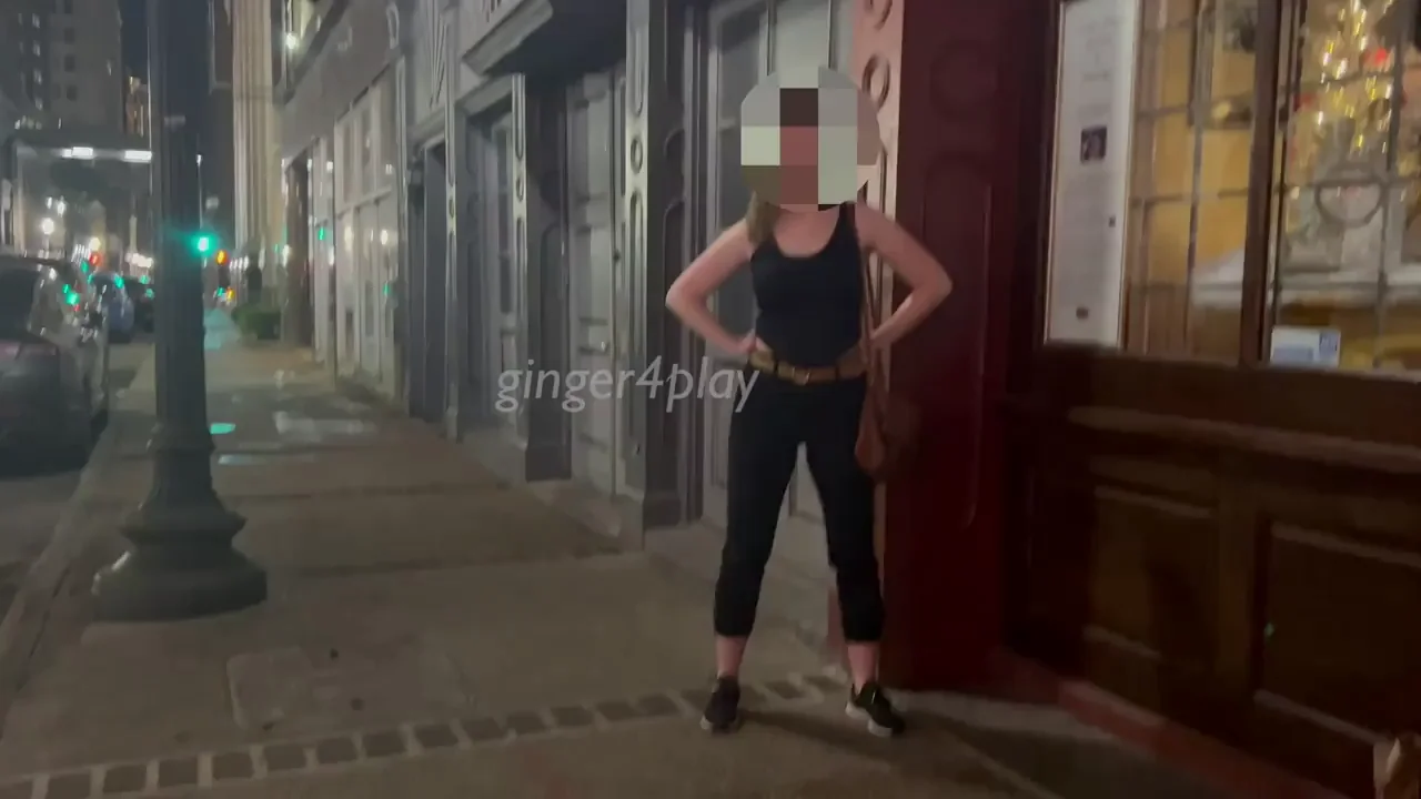 🔥 Ginger MILF Flashes Massive Tits at Stoplight – Driver Swerves for the Show! 😈
