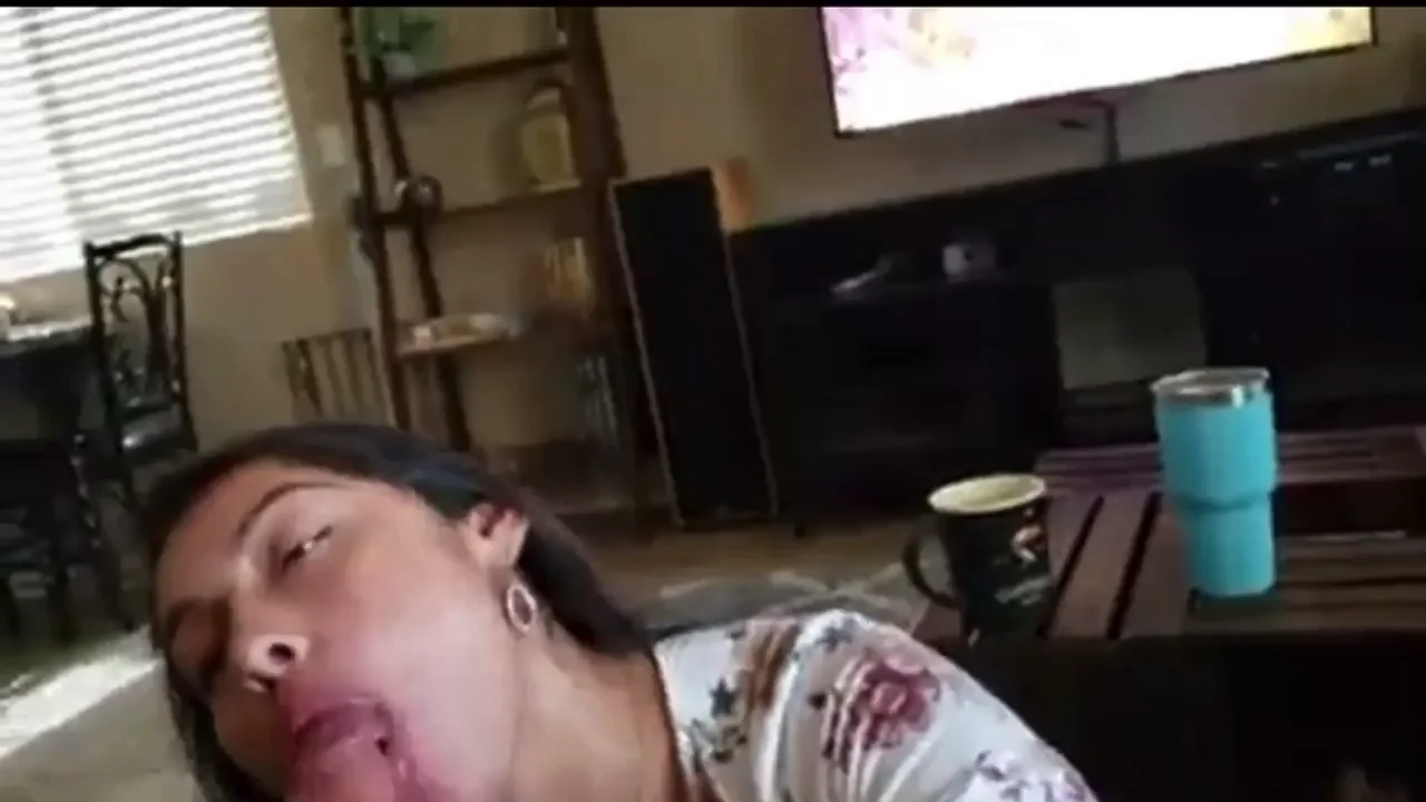 Beautiful Latina giving head