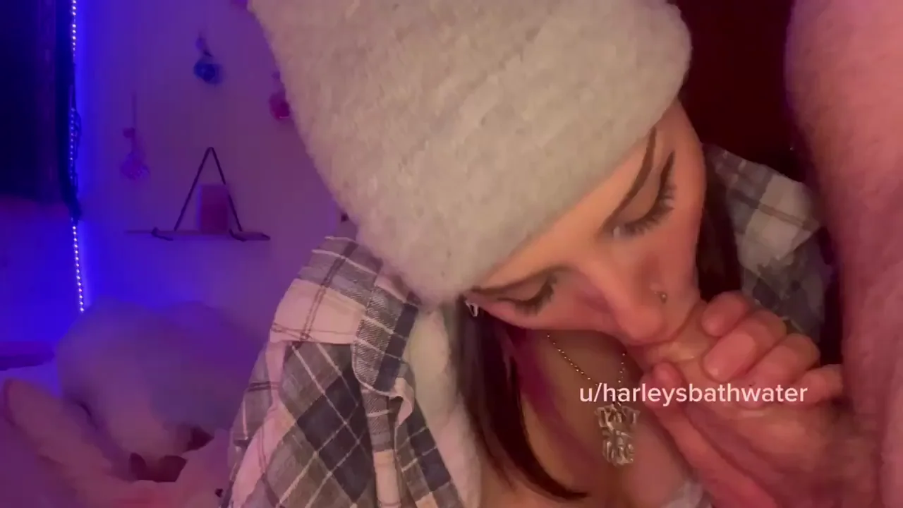 Blowing Smoky Kisses on His Throbbing Cock 😈💨🍆