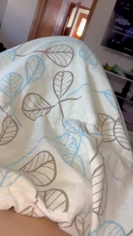 I woke him up with a morning blowjob