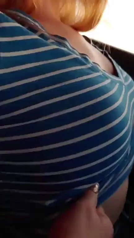🚗 Horny Driver Babe Flashes Her Big Tits No Matter What! 😈