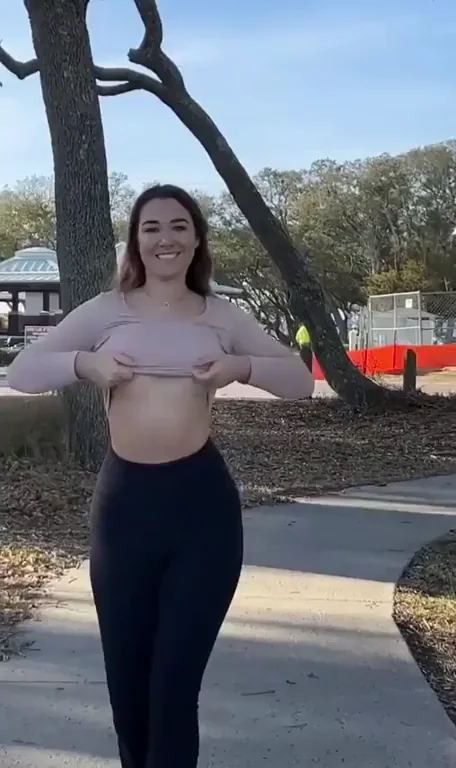 Scaring Families with My Tits Out at the Park