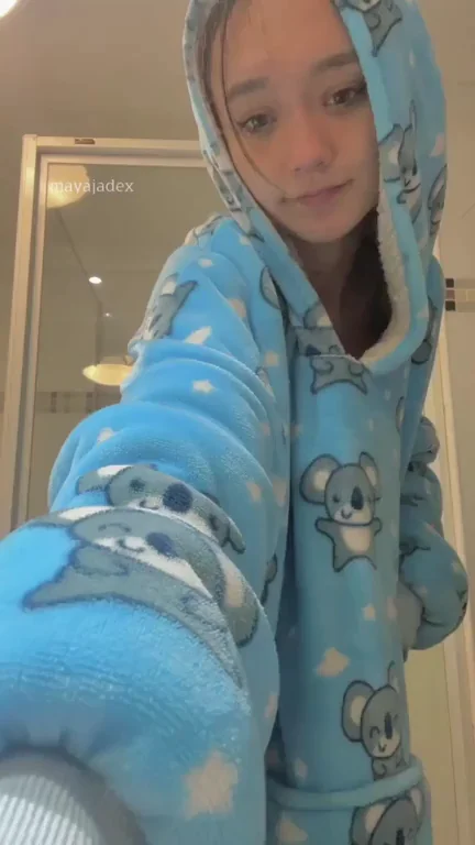 Kinky Koala Hoodie Tease Before Class 😈🧸💦