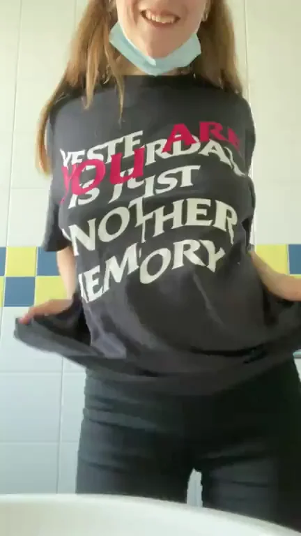 🩲 My Naughty Work Uniform: Tits Out Under Tee! 😈 [F]