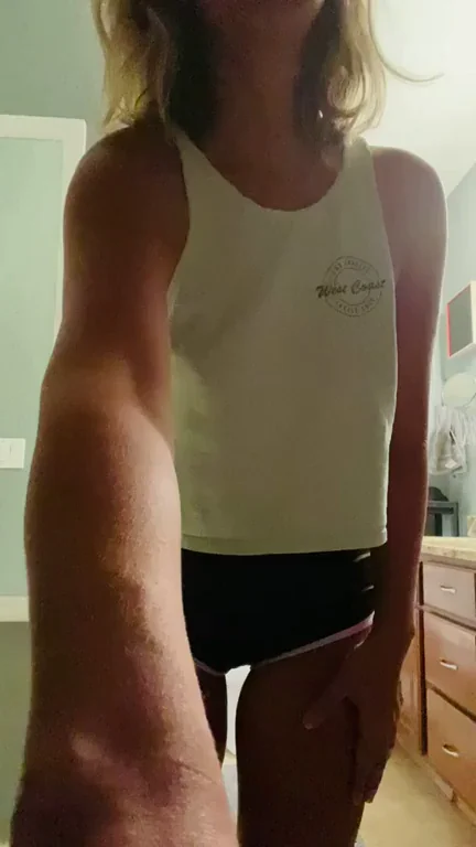 MILF Teases Tits Then Drops Shorts for Epic Ass Reveal [F40]