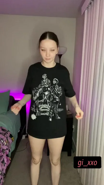 Big Bounce Tease: Petite Slut's Epic Titty Jiggle