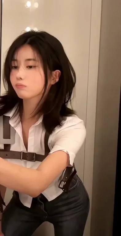 🍒 Busty Asian Slut in Straps Teases Her Massive Tits 🔥