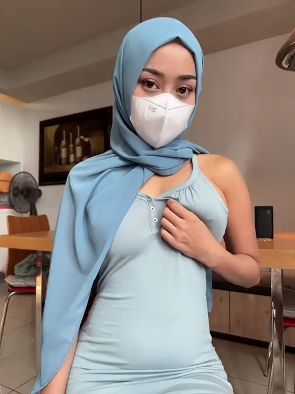 😈 Hijab Slut Begs for Hands on Her Juicy Tits 💦
