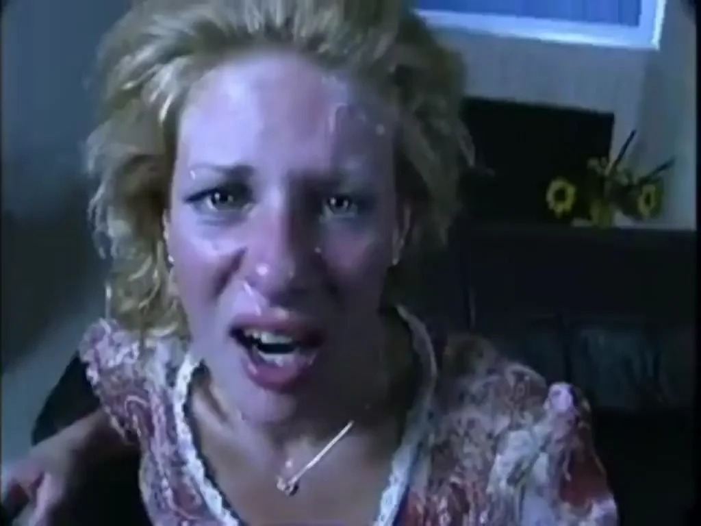 Blonde Cum-Hater Tries to Run But Gets Drenched 😈💦
