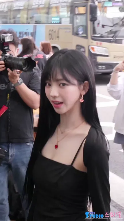 Karina's Slutty Street Tease: aespa Leader's Perky Tits Spill Out