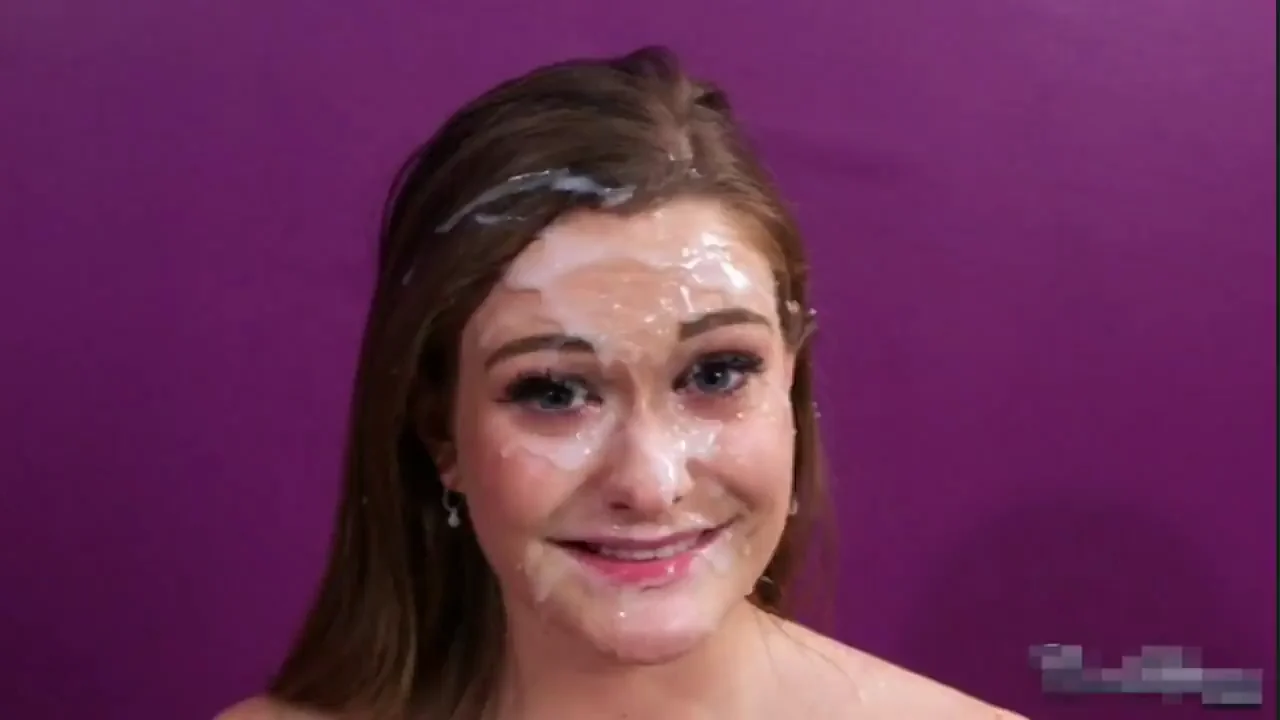 Epic Honour May Facial Interview Part II "That was insane. I feel like I have done a Bukkake scene. There is that much cum on my face "