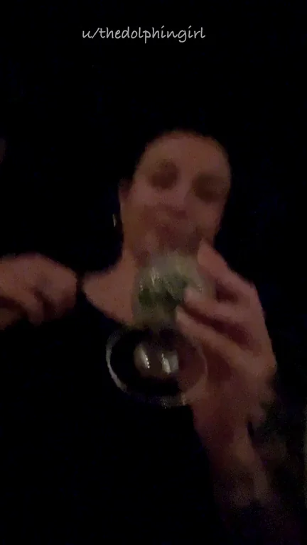 Got drunk and pulled my titties out at the bar [GIF]