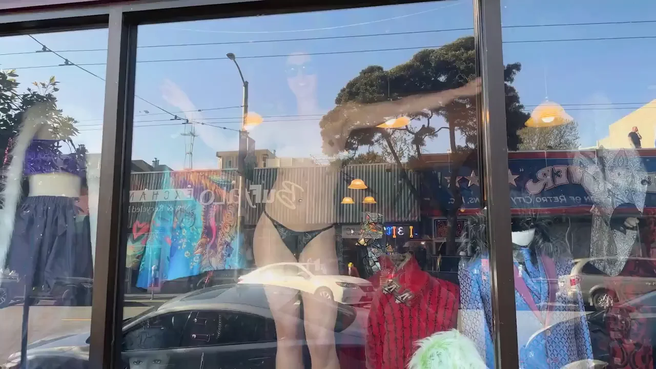 Taking Over a Clothing Store by Taking All of My Clothes Off! [f]