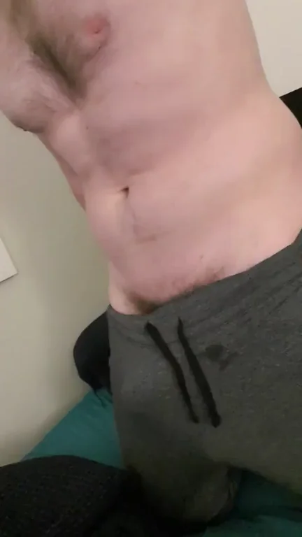 🥵 Chilly Nights? Just Trackies Bulging My Thick Cock (M) 🍆
