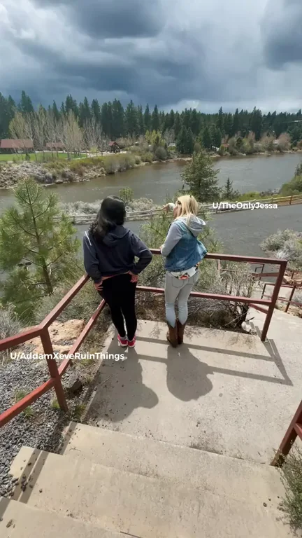 Two Slutty Chicks Baring Juicy Asses in Public 🔥🍑