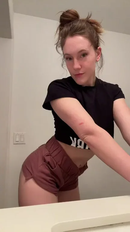 My cute ass is waiting to be spanked