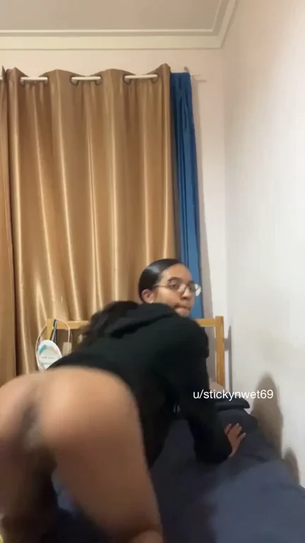 Petite Ebony Begs: 'May I Sit on Your Thick Cock Pls?'