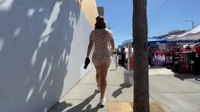 Sheer dress so everyone can see how expose I am