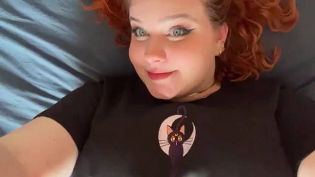 Stacked Redhead Slut Teases in Sexy Lingerie! 🔥👙