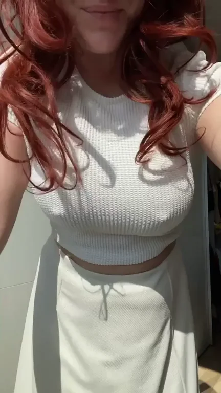 Busty Petite Redhead's Titty Drop Obsession