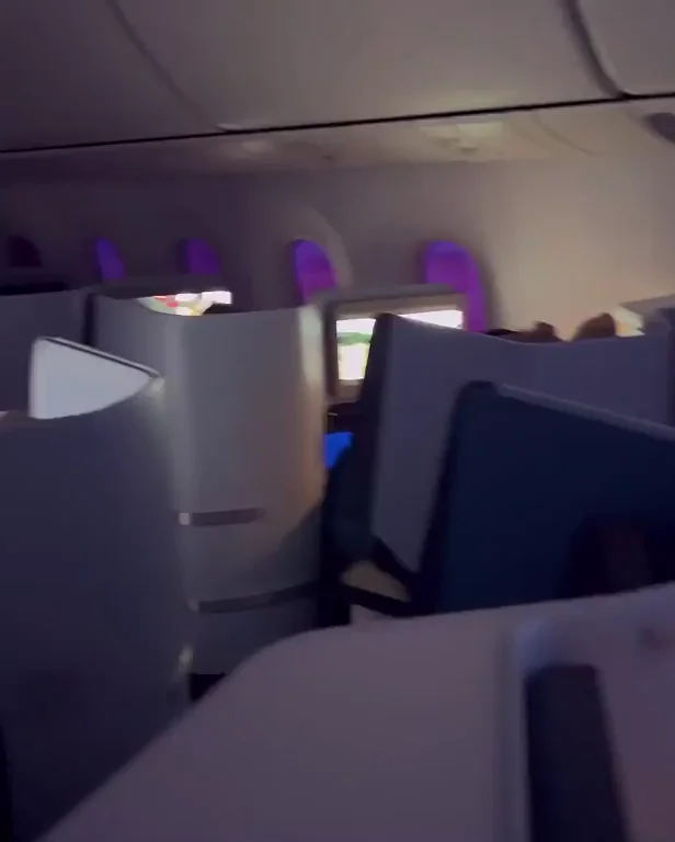I hope to take at least three passengers to the bathroom on this nine-hour flight