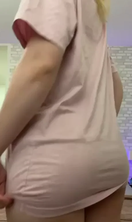 Teasing Surprise: Petite Tits, Massive PAWG Booty Reveal