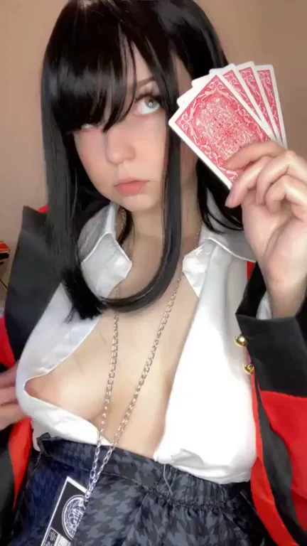 🔥 Yumeko Jabami Cosplay Tease by SpookyBaby777 💋