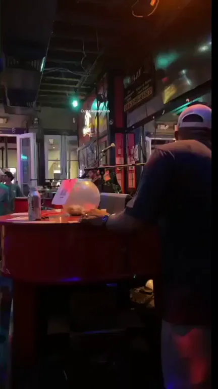 Everyone just living in the moment, not a single person noticed