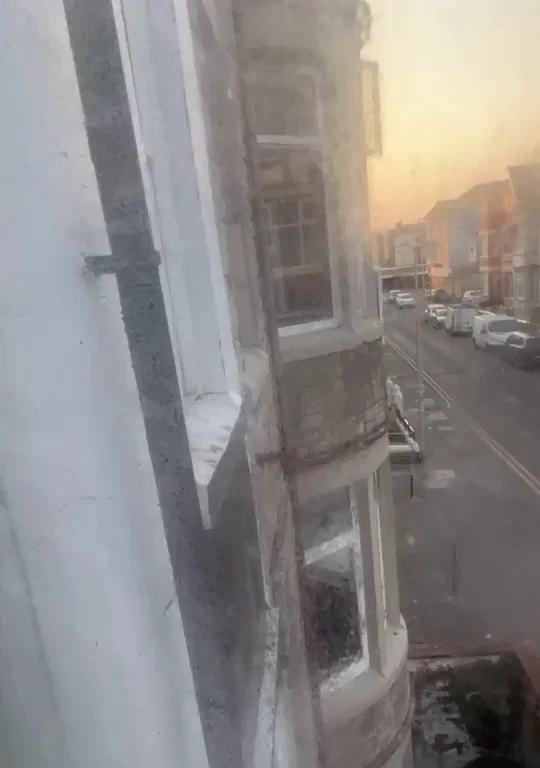 Sunset Tease: Brown Hottie's Massive Natural Tits Spill Out