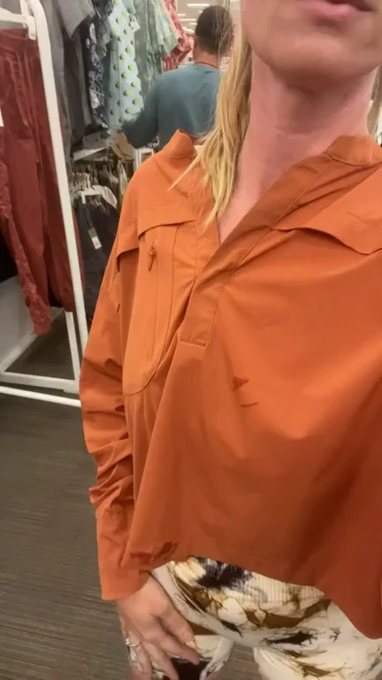 Flashing at Target in the men's section ðŸ™ˆ
