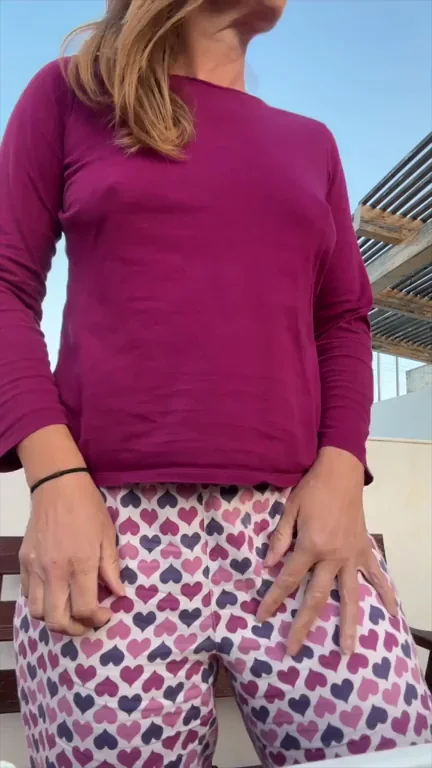 48yo MILF Teases Neighbor Hubby Cocks with Her Thick Mature Curves